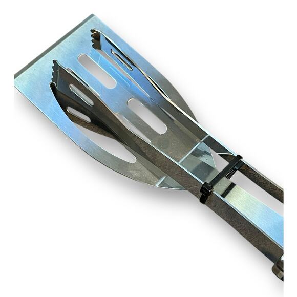 Philadelphia Eagles NFL Tailgate BBQ Grill Set Barbecue Spatula Tong Set x2 Tool - Picture 6 of 13